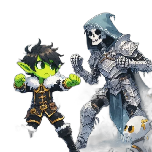 fantasy art, concept art, pixel art, comic book art transparent PNG cut-out