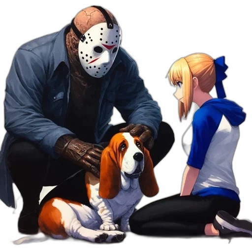 mask, animal, concept art, comic book art transparent PNG cut-out