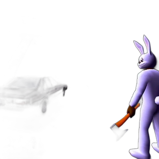 weapon, robot, creature, staff transparent PNG cut-out