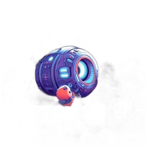 robot, weapon, mask, staff transparent PNG cut-out