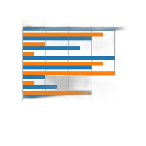 blue, colorful, bar, chart transparent PNG cut-out