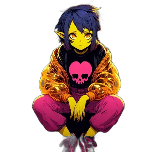 jacket, pixel art, concept art, fantasy art transparent PNG cut-out