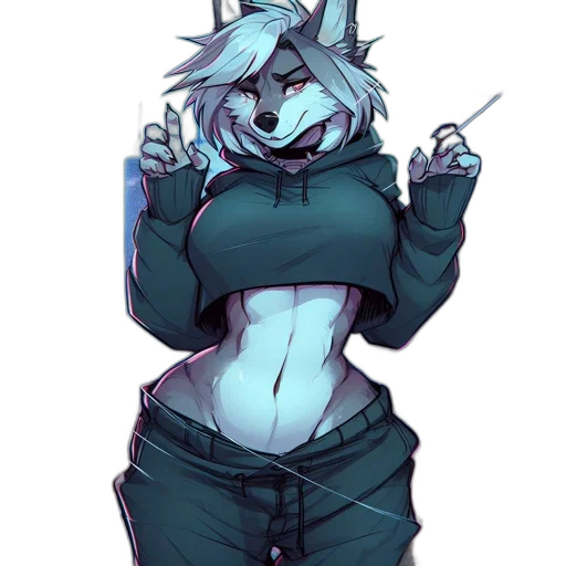staff, jacket, creature, weapon transparent PNG cut-out