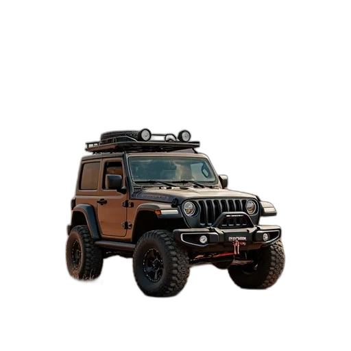 car, weapon, animal, 3d render transparent PNG cut-out