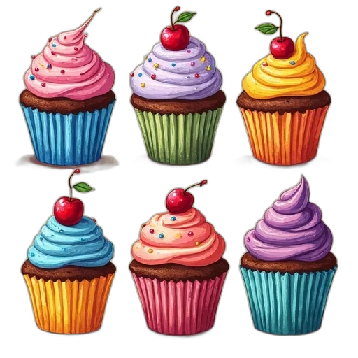 food, photorealistic, watercolor, pixel art transparent PNG cut-out