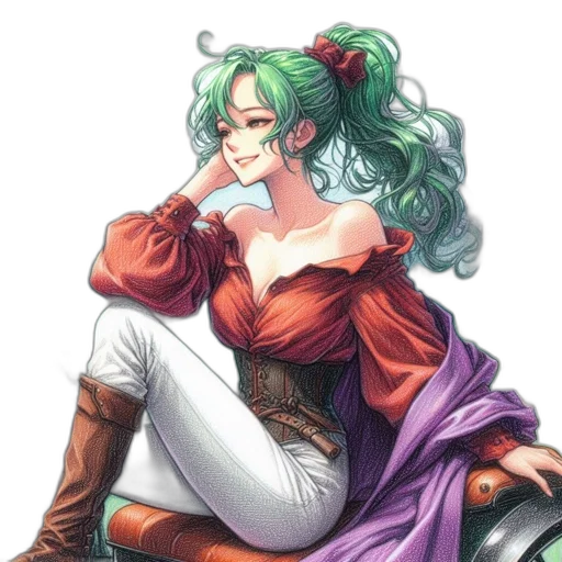 dress, staff, weapon, concept art transparent PNG cut-out