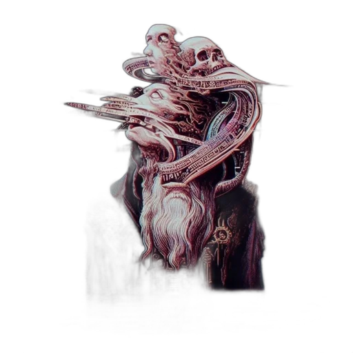 creature, hair, dragon, mask transparent PNG cut-out