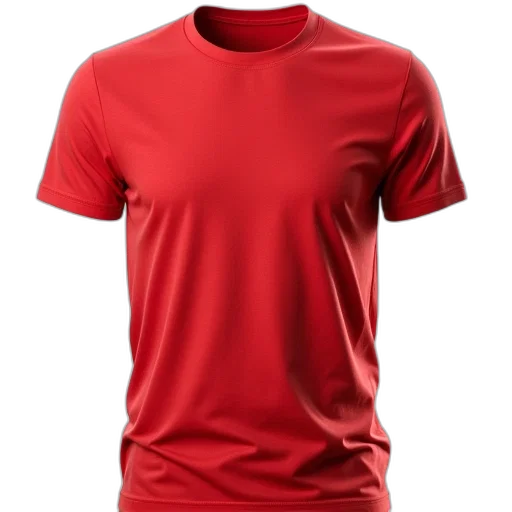 dress, 3d render, red, t-shirt transparent PNG cut-out