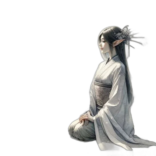 staff, dress, dragon, jewelry transparent PNG cut-out