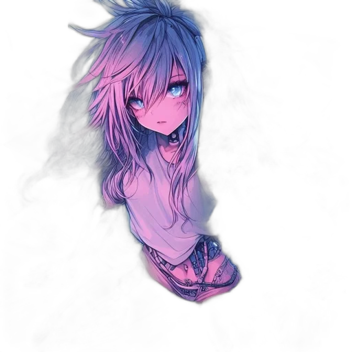 hair, creature, dress, dragon transparent PNG cut-out