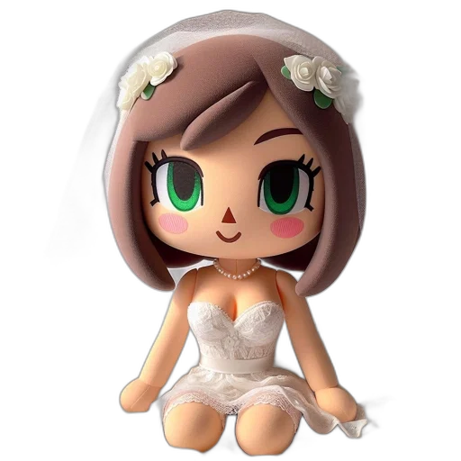 dress, 3d render, concept art, cartoon transparent PNG cut-out
