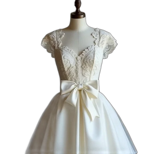 dress, crown, 3d render, photorealistic transparent PNG cut-out