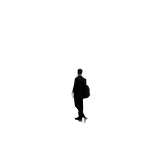 staff, jacket, umbrella, robot transparent PNG cut-out