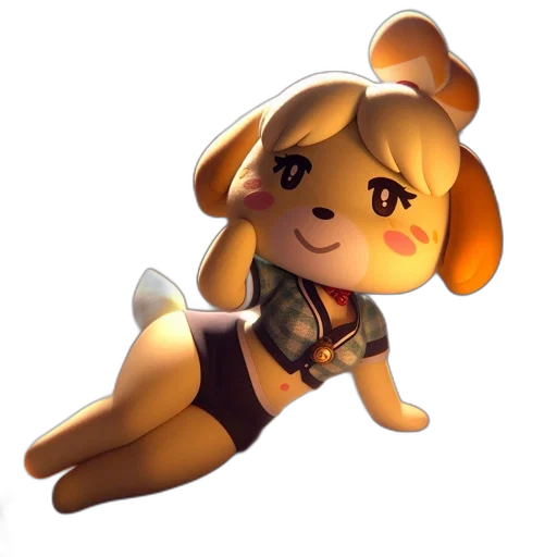 animal, staff, creature, 3d render transparent PNG cut-out