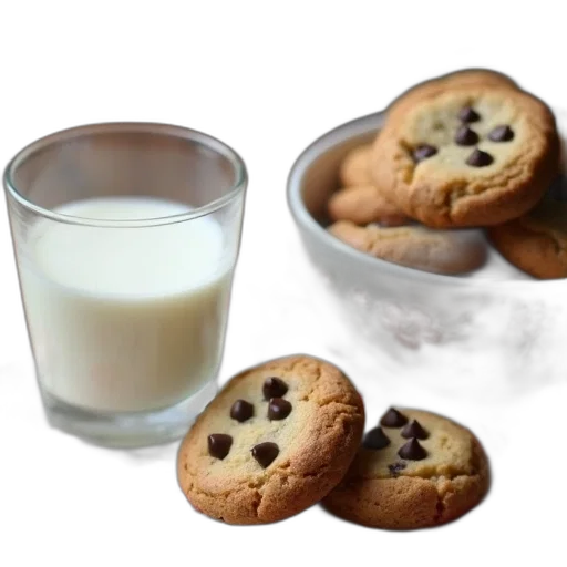 food, photorealistic, 3d render, glass transparent PNG cut-out