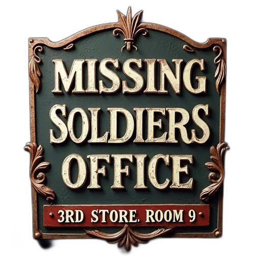 3d render, concept art, vintage-style, sign transparent PNG cut-out
