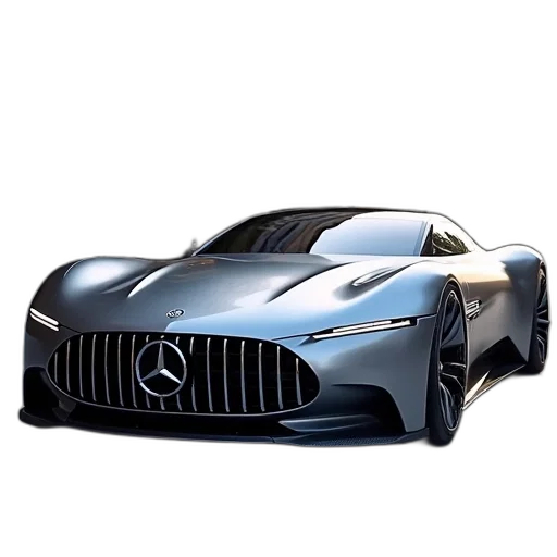 car, dragon, 3d render, photorealistic transparent PNG cut-out