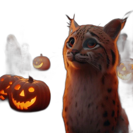 animal, creature, concept art, 3d render transparent PNG cut-out