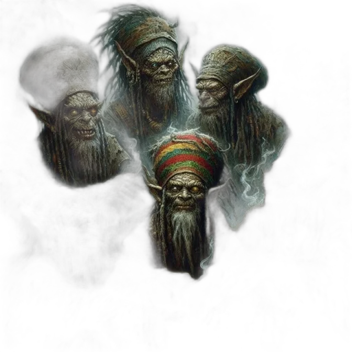mask, face, creature, staff transparent PNG cut-out