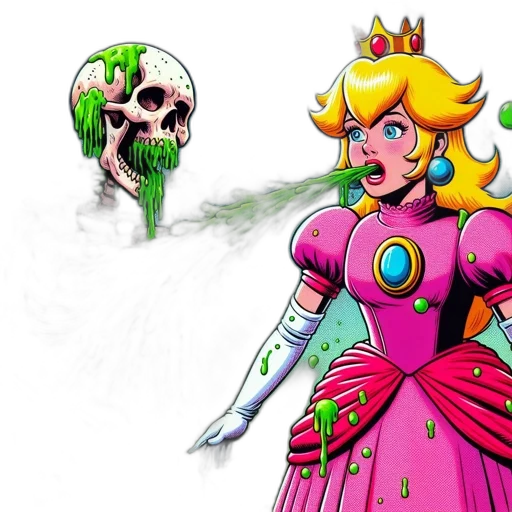 dress, crown, concept art, comic book art transparent PNG cut-out