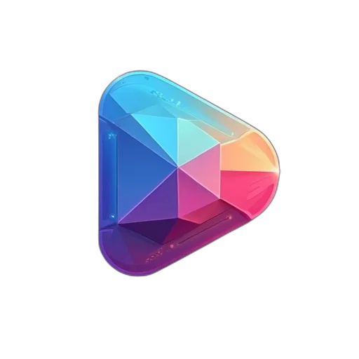 face, 3d render, concept art, pixel art transparent PNG cut-out