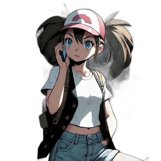 hat, staff, weapon, creature transparent PNG cut-out