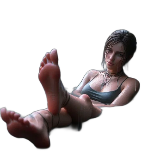 shoes, jewelry, staff, face transparent PNG cut-out