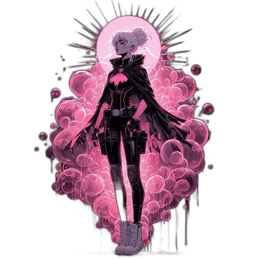 jacket, flower, dress, crown transparent PNG cut-out