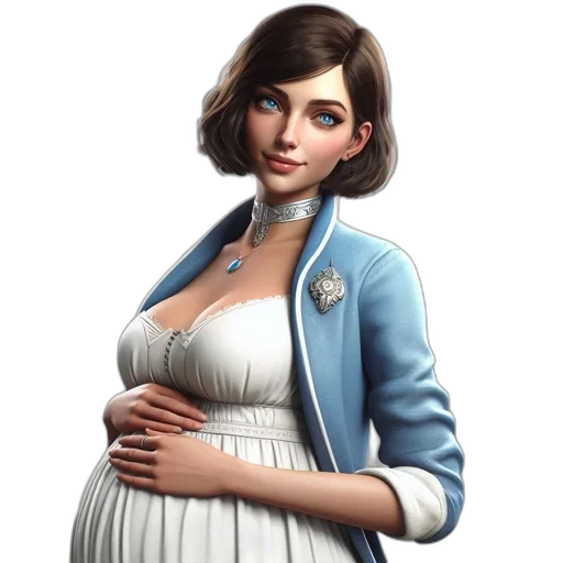 dress, staff, face, concept art transparent PNG cut-out