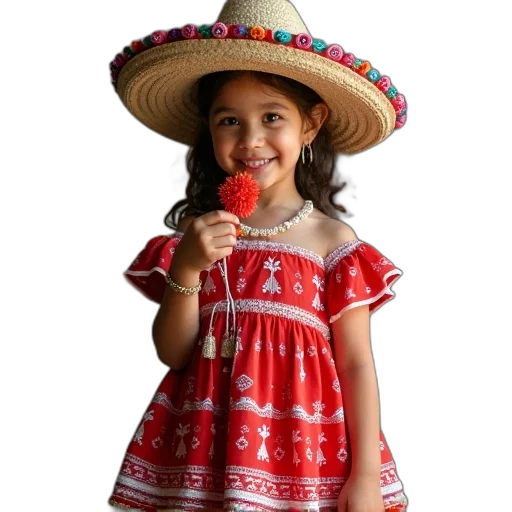 hat, dress, staff, jewelry transparent PNG cut-out