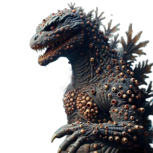 dragon, creature, animal, 3d render transparent PNG cut-out