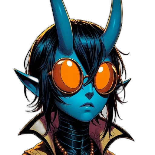 mask, staff, comic book art, concept art transparent PNG cut-out