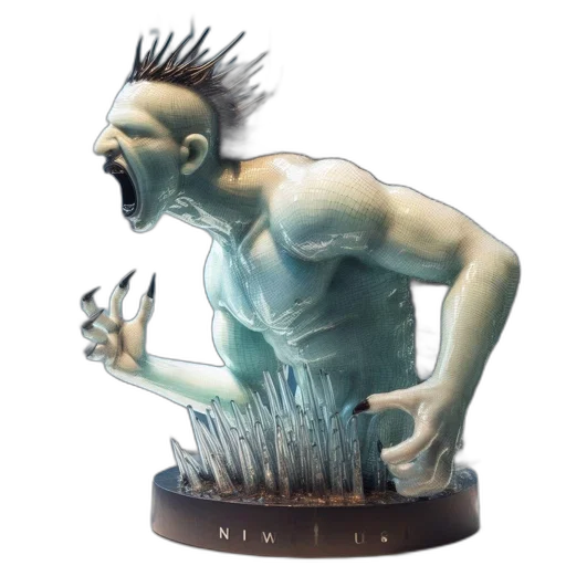 creature, concept art, 3d render, fantasy art transparent PNG cut-out