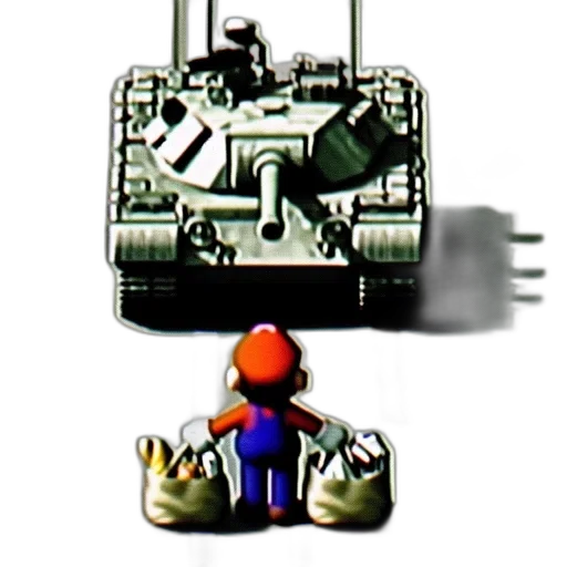robot, weapon, crown, car transparent PNG cut-out