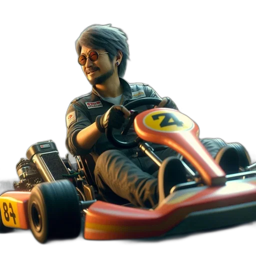 car, face, weapon, 3d render transparent PNG cut-out