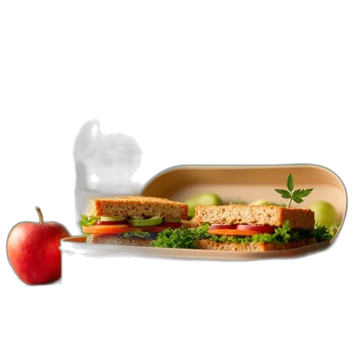 food, photorealistic, 3d render, concept art transparent PNG cut-out