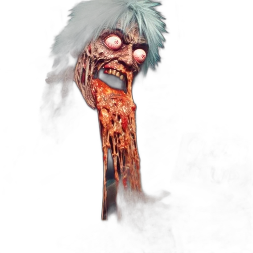 creature, face, mask, staff transparent PNG cut-out