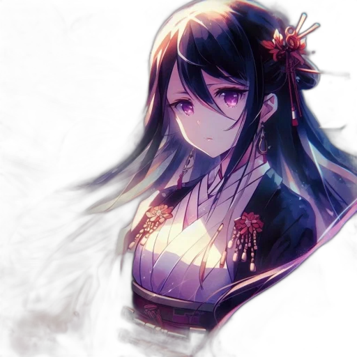 crown, dress, staff, flower transparent PNG cut-out