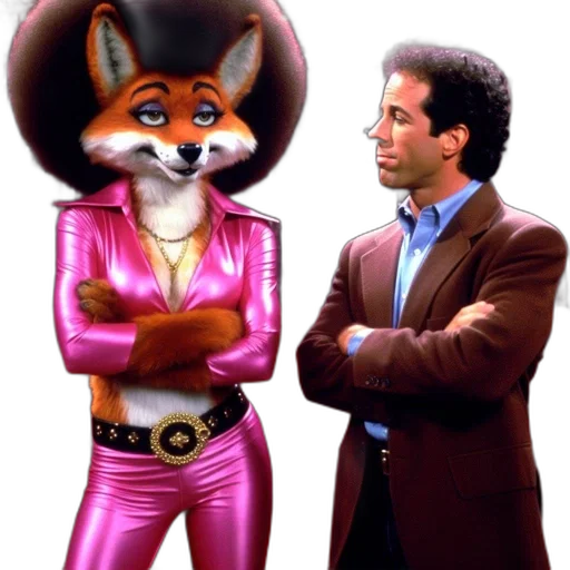 jacket, animal, robot, vaporwave transparent PNG cut-out