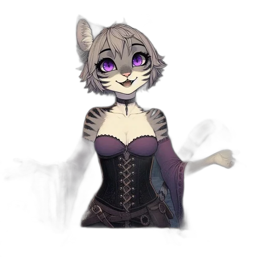 dress, staff, mask, fantasy art transparent PNG cut-out