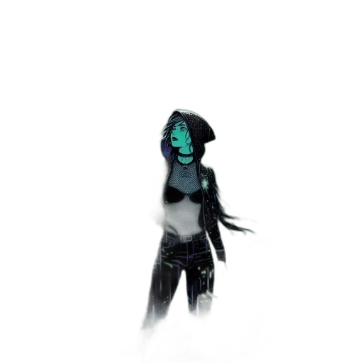 mask, creature, robot, staff transparent PNG cut-out