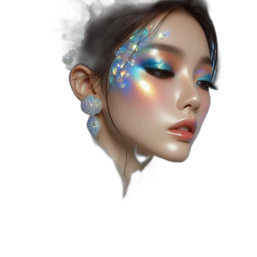 face, jewelry, mask, fantasy art transparent PNG cut-out