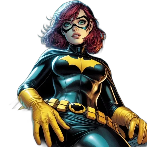 comic book art, concept art, cartoon, woman transparent PNG cut-out