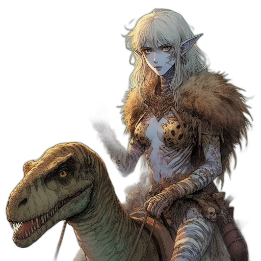 dragon, creature, animal, sword transparent PNG cut-out