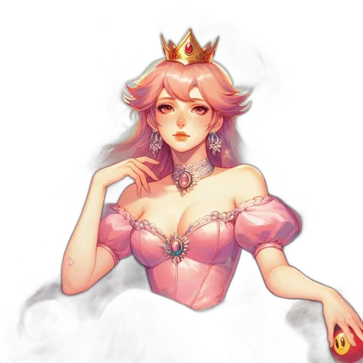 crown, dress, staff, hat transparent PNG cut-out