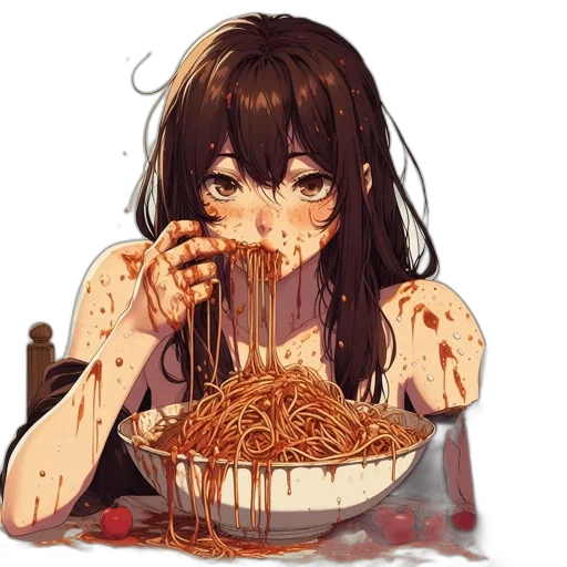 food, dress, creature, face transparent PNG cut-out
