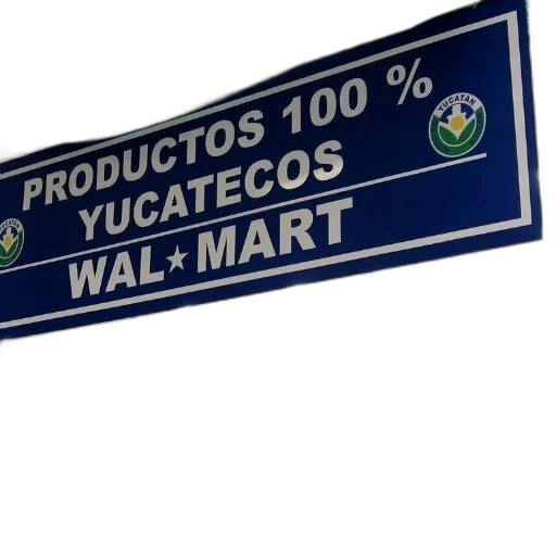 sign, walmart, store, advertises transparent PNG cut-out