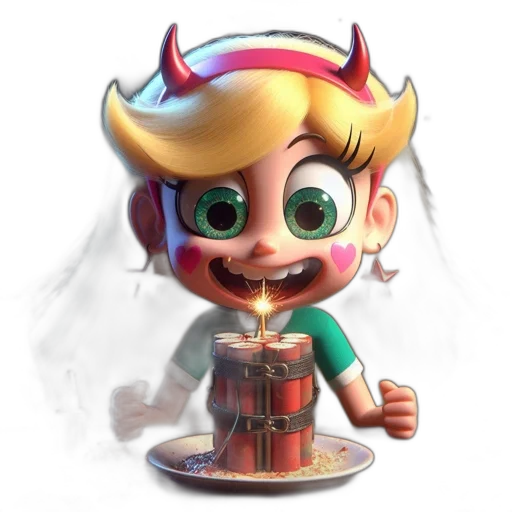 staff, food, concept art, 3d render transparent PNG cut-out