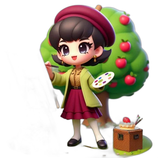 food, staff, tree, concept art transparent PNG cut-out