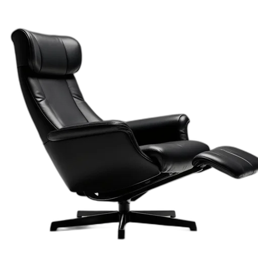 furniture, 3d render, photorealistic, black transparent PNG cut-out